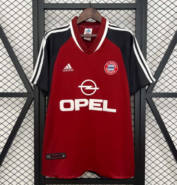 2001-02 Bayern Munich Retro Home Soccer Jersey Shirt